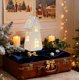 thumbnail image 1 of Luminous Ceramic Christmas Decorations Set - Deer Snowman Santa Figurine with Soft Glow for Holiday Tabletop Display, Indoor Festive Scene Ornaments, Battery Operated Night Light for Home Decor, 1 of 6