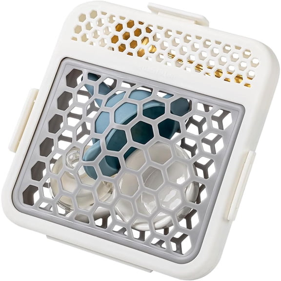ABCISI Dishwasher Basket for Small Item, Multifunctional Silicon Mesh Basket for Cleaning,  Durablee Storage Holder and Organizer, BPA-free for Home Dishwashing Tools