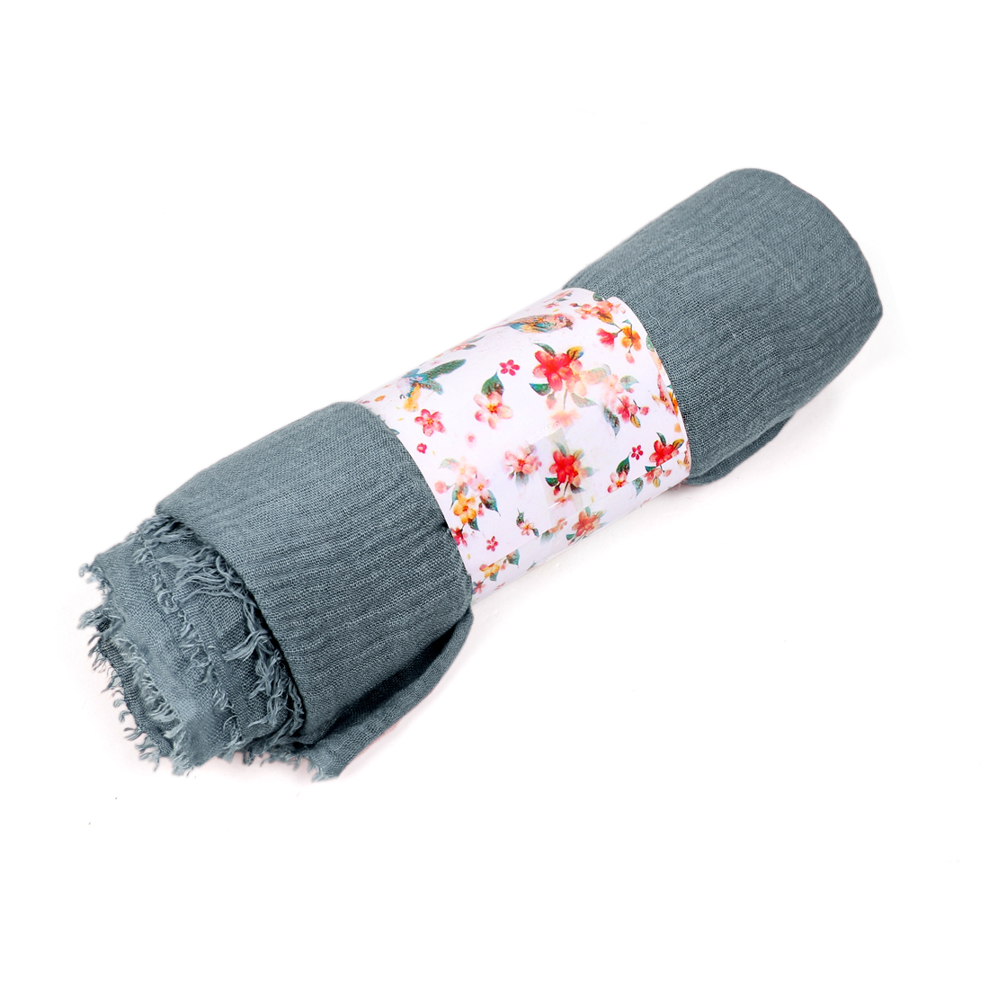 Unique Bargains Cotton Linen Soft Fashion Long Scarf Hijab Wrap Shawl Headwear Scarves