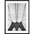 thumbnail image 2 of Art.com Brooklyn Bridge, New York City Photographic Print by Paul Souders, Black Frame Wall Art, 21" x 29", 2 of 5