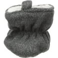 thumbnail image 3 of Hudson Baby Baby and Toddler Cozy Fleece and Faux Shearling Booties, Heather Charcoal, 6-12 Months, 3 of 9
