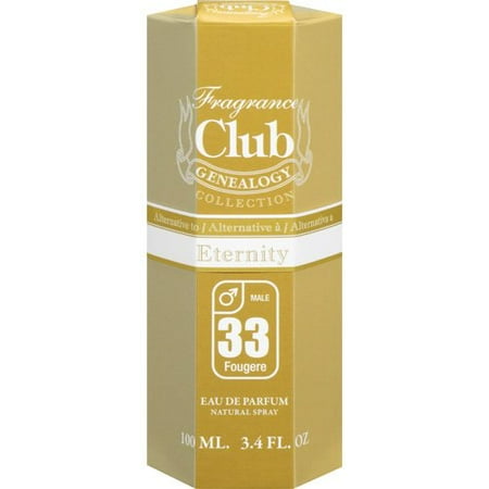 Fragrance Club Genealogy Collection Male 33 Fougere Eau De Parfum, 3.4 oz