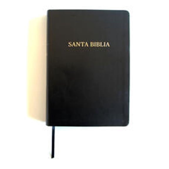 Libro Biblia Reina Valera Revisada 1960 Letra Super Gigante, Simil Piel Negro Tapa Blanda, Autor Por Asignar, Editorial Origen Biblias