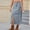 Light Blue, variant on Women Casual And Trendy Solid Color Washed Denim Semi Elastic Waist Design Ribbon Work Skirt Alt Skirt Poodle Skirts for Women Skirt Overalls Spray Skirt Womens Skirts Long Skirt Pleated Sparkly Skirt