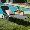 thumbnail image 6 of Homall Outdoor Lounge Chair Foldable Chair Adjustable Height Patio Lounge Chair,Suitable for Beach,Lawn and Pool,Gray, 6 of 6