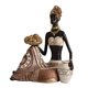thumbnail image 1 of Estatua africana, ornamento estético, escultura de arte africano, figura de dama tribal para Sentado A, 1 of 9