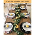 thumbnail image 4 of 13 Inch Round Placemats Set of 4, Black Snowman Christmas Non Slip Heat Insulation PP Table Mats, Winter Snowflake Xmas Gifts Washable Place Mats for Kitchen Dining Party Table Decor, 4 of 7