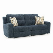 Signature Design by Ashley Danum Blue Reclining Sofa
