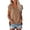 Khaki Shirts, variant on CAIVO Women's Shirts Solid Color Short Sleeve Oversized Casual V-Neck Fashion Tops Summer Blouse Fashionable Back To School Dailywear