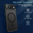 thumbnail image 4 of Entronix Magnetic Case for iPhone 17 Air – Heavy Duty Slim Dual-Layer Shockproof Cover, Black, 4 of 5