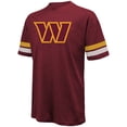 thumbnail image 2 of Men's Majestic Threads Jayden Daniels Burgundy Washington Commanders Name & Number Oversize Fit T-Shirt, 2 of 3