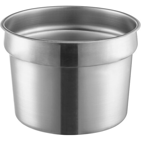 TrueCraftware- 11 Qt. Vegetable Inset Pan Stainless Steel - for Soup Warmer and Soup Chafer Soup Pot Soup Station Applicable for Kitchen Hotel Catering Restaurant Buffet Parties Banquets