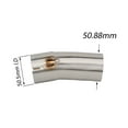 thumbnail image 2 of For Honda CB1000R 2018 2019 2020 2021 2022 CB 1000R CB 1000 R Neo Escape Slip-on Motorcycle Exhaust Muffler Mid Link Pipe 51MM, 2 of 6