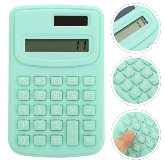 OUNONA  Handheld Calculator Portable Basic Compact Tool Student Use