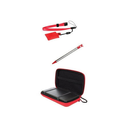 dreamGEAR 4 in 1 Case Pack - Accessory kit - red - for Nintendo 3DS