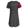 thumbnail image 5 of 2026 ! under $5 asdoklhq Womens Plus Size Dresses,Women Plus-Size Summer Casual Short Sleeve O-Neck Printing Mini Dress, 5 of 6