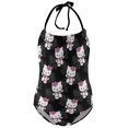 thumbnail image 5 of Hello Kitty Girls One Piece Swimsuits Hawaiian Summer Swimwear Beach Bathing Suit Outfits, 5 of 7