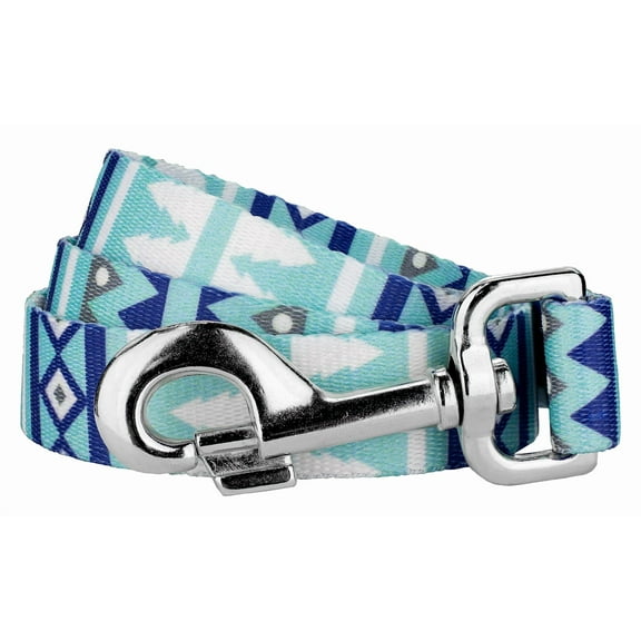 Country Brook Design® 5/8 inch Snowy Pines Dog Leash, 6 Foot