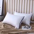 thumbnail image 2 of Shatex Bed Pillows for Sleeping 2 Pack Bed Pillow with Blue Edge,Firm,Queen, 2 of 5