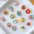 thumbnail image 4 of Children‘s Head Rope Korean Sweet Flower Star Hair Circle Small Daisy Pattern Circle Girls Do Not Hit Hair Small Rubber Tendon Hair Rope, 4 of 7