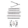 thumbnail image 3 of For SCX24 Tie Rod Kit, For SCX24 Pull Rod Kit Small Size 6Pcs Vivid Color 1/24  For SCX24  Color, 3 of 8