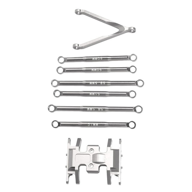 For SCX24 Pull Rod Kit, Vivid Color 6Pcs For SCX24 Tie Rod Kit Durable Aluminium Alloy For DIY Color