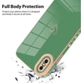 thumbnail image 3 of Compatible with iPhone Xs Max Case Love Heart Plating Electroplate Luxury Elegant Case Camera Protector Soft TPU Shockproof Protective Corner Back Cover iPhone Xs Max Case -Green, 3 of 11