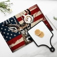 thumbnail image 4 of BaHomeck placemats Set of 4 White-Tailed Deer With Humorous Expression Cotton Linen rectangle Placemats for Kitchen Dining Table Indoor,Outdoor,18*12inch, 4 of 4