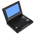 thumbnail image 4 of Reproductor de DVD portátil de 7 pulgadas, pantalla giratoria, TV recargable, cargador de coche, Gamepad 100-240V, enchufe europeo, 4 of 5