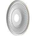 thumbnail image 4 of Ekena Millwork 16"OD x 3 1/2"ID x 1"P Berkshire Thermoformed PVC Ceiling Medallion (Fits Canopies up to 7"), UltraCover Satin Smokey Beige, 4 of 5