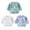 Blue/White/Purple, variant on HaimoBurg 3 Pack Long Sleeve Baby Bibs, Waterproof Sleeved Bib, Toddler Soft Bib for 3-30 Months