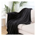 thumbnail image 2 of Tnobhg Cozy Coral Flannel Blanket Energy-efficient Temperature Control Solid Colour Ultimate Comfortable Touch Blanket, 2 of 8