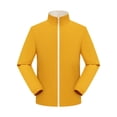 thumbnail image 7 of YUGYXL Lightweight Rain Jacket Women Waterproof Wind Breaker Light Raincoat Casual Full Zip Fall Track Jackets With Pocket Yellow Pullover L, 7 of 7