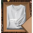 thumbnail image 3 of S4E Men's Faith Cross Religious Long Sleeve Shirt X-Large Sports Grey, 3 of 4
