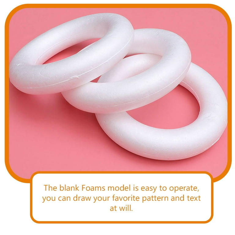 Polystyrene Foam 'Half' Ring - each Polystyrene Foam 'Half' Ring - each
