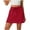 Red, variant on Kaemgyyd Women's Skorts Workout Athletic Skirts with Pockets Drawstring Tie Daily Skirts Built-In Shorts Casual Golf Tennis Skorts