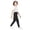 Black*, variant on OSOLU Boys Pants Elastic Drawstring Waist Side Pockets Jogger Fit Kids Casual Trousers Blue