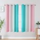 thumbnail image 2 of Cortinas Blackout Estelar Textiler Rosa/Verde Azulado 137x137cm 2 Paneles, 2 of 9