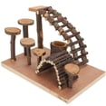 thumbnail image 1 of Fosa Hamster Ladder, Pet Step Toy, Pet Supplies For Small Pets Small Bears Hamster Squirrels, 1 of 8