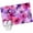 DeepPink Purple, variant on Spring Floral Entryway Rug 2'x3' Non Slip Front Door Mats, Watercolor Flowers Leaves Vintage Entrance Rugs Indoor Outdoor Carpet, Washable Floor Mats Small Area Rug for Bedroom Kitchen