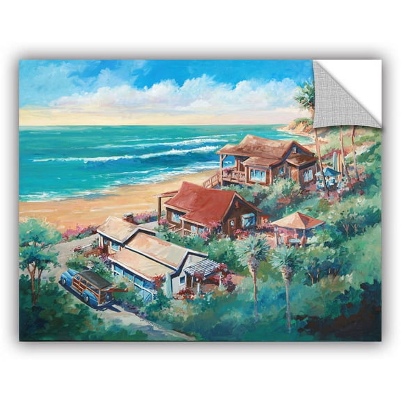 ArtWall Bill Drysdale "Above Crystal Cove" Art Appeals Removable Wall Art