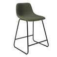 thumbnail image 3 of Better Homes & Gardens Farley Scoop Counter Height Stool, Olive Green Linen, 3 of 8