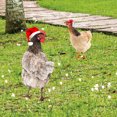thumbnail image 4 of 2 Pack Acrylic Chicken & Hen Garden Stake, Garden Courtyard Insert Ground Decor, Double-side Chicken Pattern Stake Yard Art Decor Standing Animal Lawn Ornament for Backyard Patio, 4 of 6