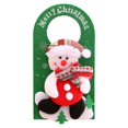 thumbnail image 2 of HomelyJoy Christmas Bathroom Decor, Christmas Door Hanger, Christmas Decorations for Door - Festive Doorknob Covers, Cute Merry Christmas Ornament Signs for Home and Hotel Bedroom Door Knob Decor, 2 of 7