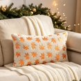 thumbnail image 5 of Fievgin 12x20" Maple Leaf Fall Pillow Covers, Soft Beige Thanksgiving Throw Pillow Cases for Farmhouse Sofa Bed Home Decor, 5 of 6