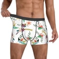 thumbnail image 2 of Kdxio Men's Boxer Briefs with Pretty Floral With Leaves Print - Comfortable and Breathable Underwear for Everyday Wear, 2 of 7