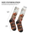 thumbnail image 2 of Compression Socks for Women and Men - Adorable Kitten In Kimono Compression Socks Circulation for Workout, 2 of 8