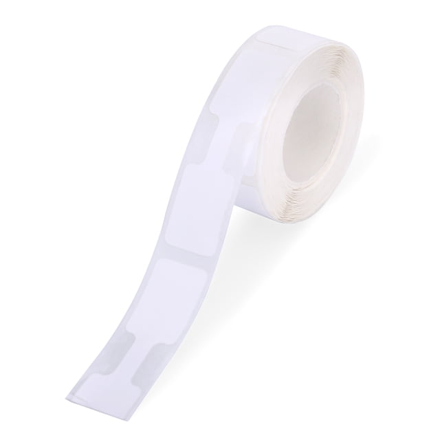 Jewelry Label Price Tag Thermal Printing Sticker Paper Self-Adhesive Waterproof Oil-Proof Tear Resistant Label Tape for DP23 Series Thermal Printer Label Maker Machine, 1 Roll 14x53mm 100 Sheets