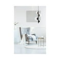 thumbnail image 2 of Wells 18 inch pendant in black with clear shade, 2 of 9