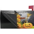 thumbnail image 4 of Halloween Pumpkin Magnetic Mailbox Cover Oversized for Garden Yard Outdoor Decorations-25.5" x20.8, 4 of 5